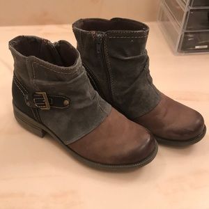 EUC Earth Origins Phoenix 2 tone boots